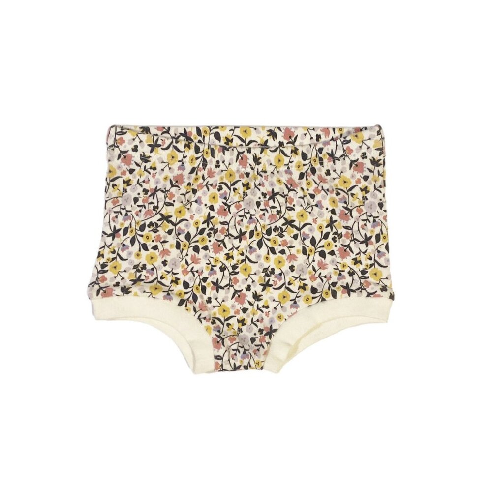 Tea Collection Shortie Bottoms Floral Ivory Size 0-3 Months